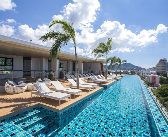 Taizemes atvaļinājums ar jumta baseinu 4* THE MARINA PHUKET HOTEL Puketā!