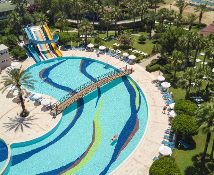 Augsta līmeņa atpūta 5* TERRACE BEACH RESORT Sidē, Turcijā!