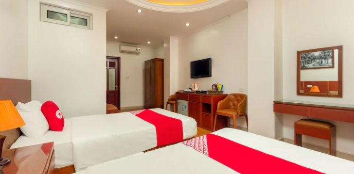 Baudiet dzīvīgo Hanoju 4* SUPER OYO BACH DUONG HOTEL Vjetnamā! 10