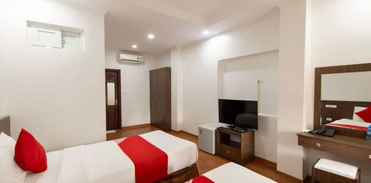 Baudiet dzīvīgo Hanoju 4* SUPER OYO BACH DUONG HOTEL Vjetnamā! 12