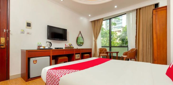 Baudiet dzīvīgo Hanoju 4* SUPER OYO BACH DUONG HOTEL Vjetnamā! 20