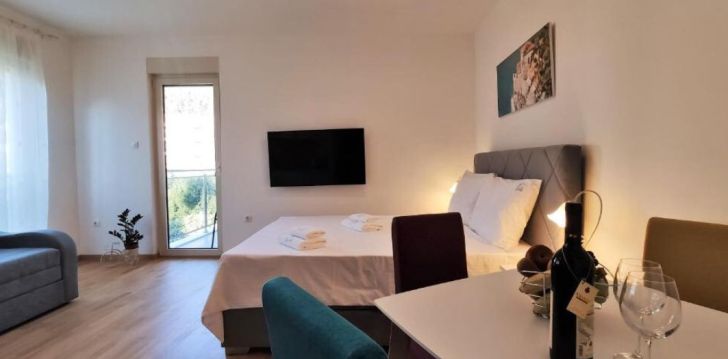 Laiska atpūta 3* APARTMENTS KALA NEW Budvā, Melnkalnē! 4