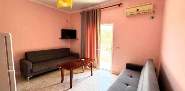 Baudiet Adrijas jūras piekrastes šarmu 3* AMELIA APARTMENTS Ksamilā, Albānijā! 12
