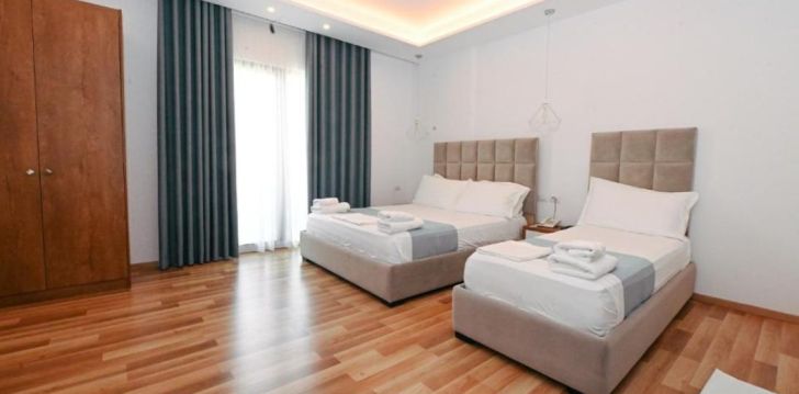 Atvaļinājums ar baseinu, 250 metrus no jūras 4* BIANCO viesnīcā Ksamilā, Albānijā! 16