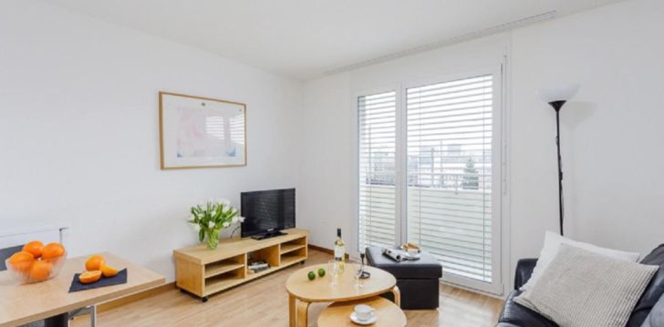 Pašapkalpošanās dzīvokļi 3* SWISS STAR TOWER Cīrihē, Šveicē! 4