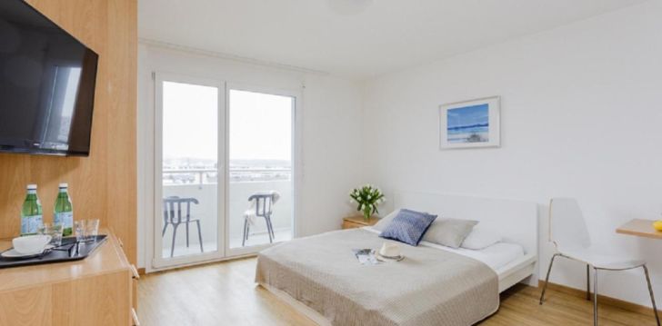 Pašapkalpošanās dzīvokļi 3* SWISS STAR TOWER Cīrihē, Šveicē! 16