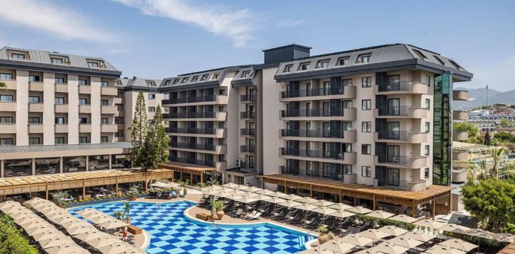 Lieliska atpūta jaunajā 4* KAIA CORACESIUM viesnīcā Alanjā, Turcijā! 1