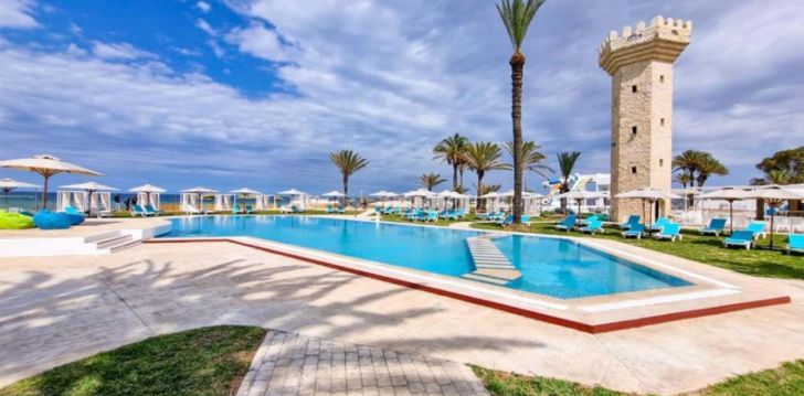 Atpūta kopā ar ģimeni Tunisijā, 4* viesnīcā MONARQUE CLUB RIVAGE! 5