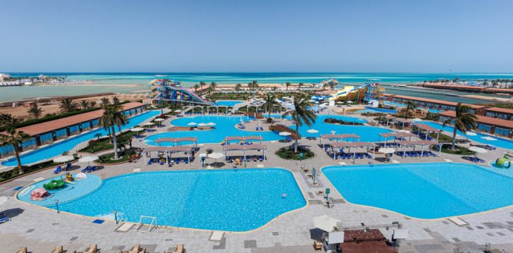 Saulains atpūtas brīdis Hurgadas piekrastē, 5* SUNRISE ALORA AQUA PARK RESORT viesnīcā! 1
