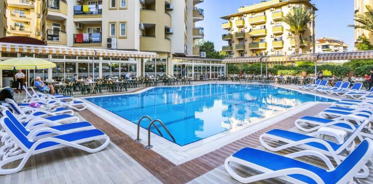 Baudiet sauli un jūru Turcijā 4* KLEOPATRA ROYAL PALM HOTEL viesnīcā! 1