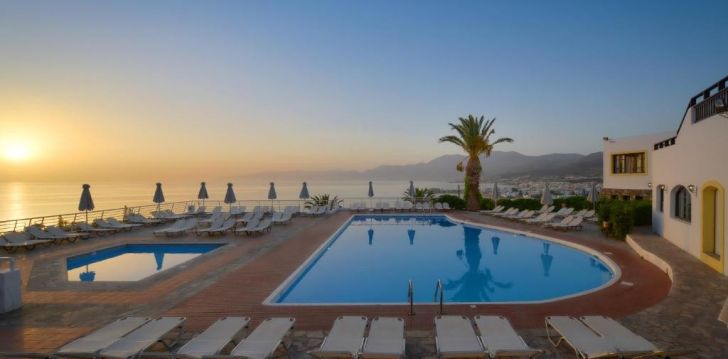 Atpūta ar skatu uz jūru 4* HERSONISSOS VILLAGE HOTEL & BUNGALOWS viesnīcā Grieķijā! 1