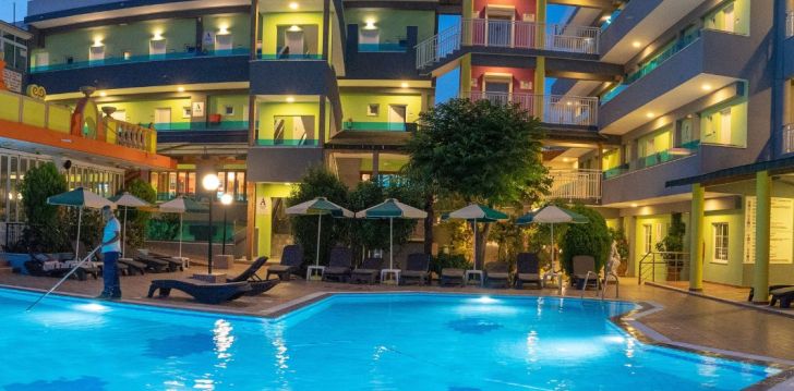 GRECIAN FANTASIA RESORT 2* - ekonomiska un izdevīga atpūtu netālu no pludmales Rodas salā, Grieķijā! 3