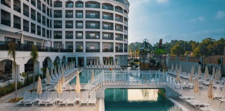 Augsta līmeņa atpūta jaunatklātajā 5* SIDE MOON PALACE Turcijā! 1