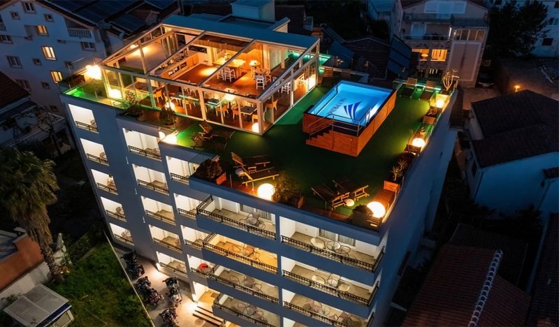 Ērts atvaļinājums 4* SKYPRIME apartamentos Budvā!
