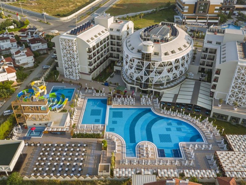 Saule un siltums 5* SEASHELL VEGA HOTEL Sidē, Turcijā! 1